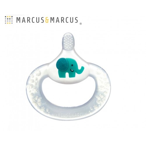 Marcus & Marcus Baby Teething Toothbrush 6m+ - Elephant Green